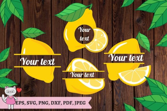 Download Lemon Monogram SVG, Lemon SVG, Monogram - Premium Resources