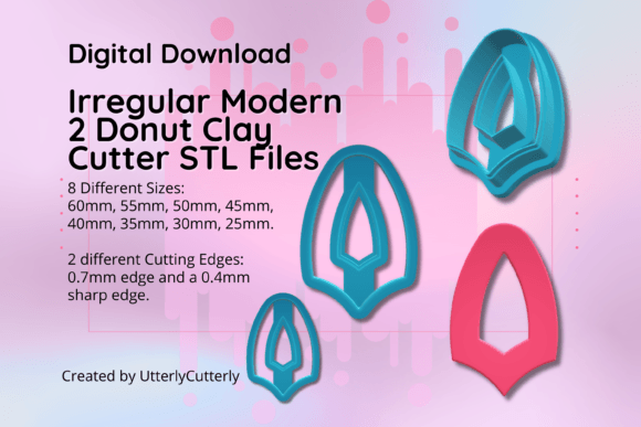 Download Clay Cutter STL File Irregular Modern Do - Irregular Collection