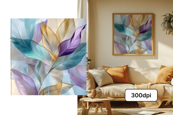 Download Abstract Floral Shapes - Dreamy Artwork - Abstract floral shapes Collection