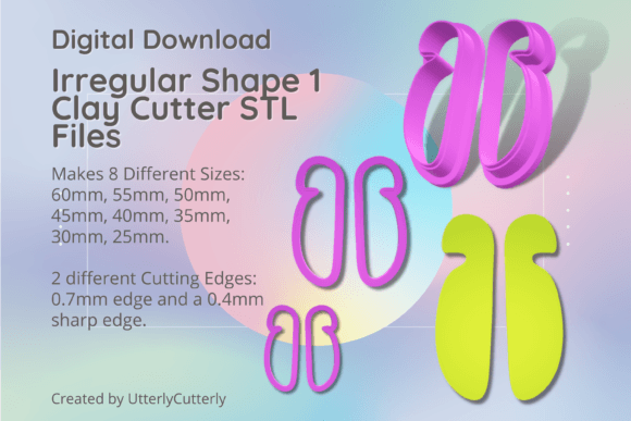 Download Irregular 1 Clay Cutter - Organic Arc ST - Irregular Collection