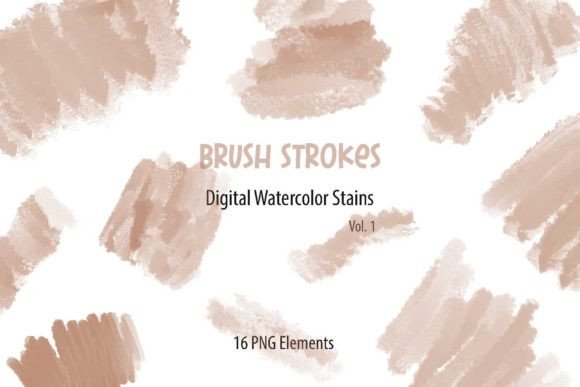 Download Brush Strokes Abstract Clipart - Brush Collection