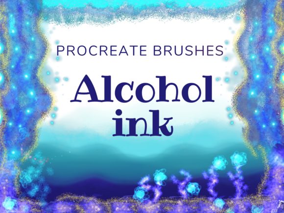 Download Alcohol Ink Brushes,80 Procreate Brushes - Brush Collection