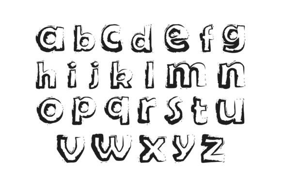 Download Hand Drawn Brush Typography Font - Brush Collection